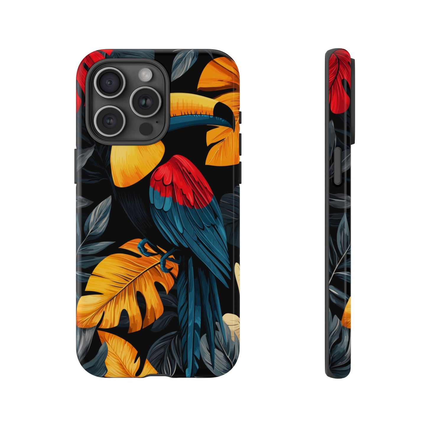 Exotic Toucan Feathers Phone Case – Nature’s Elegance for iPhone, Pixel & Samsung