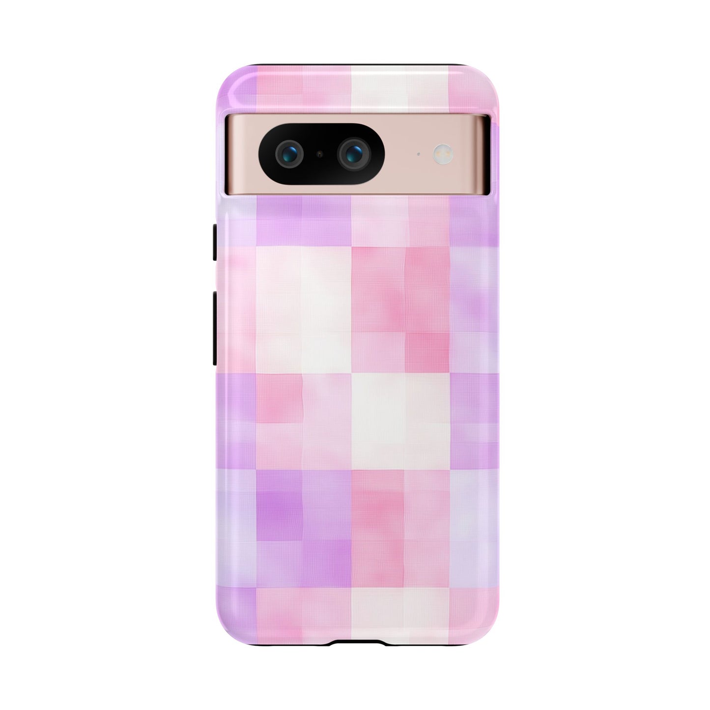 Kawaii Gingham Pastel Phone Case for iPhone, Samsung, Google Pixel