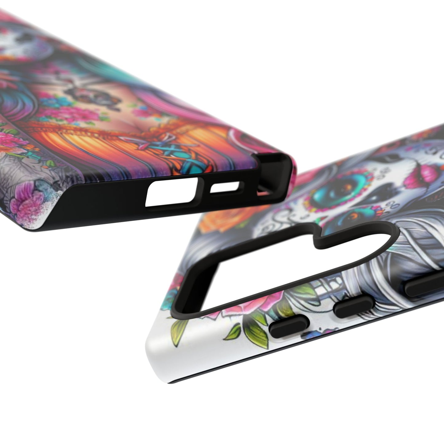 Sugar Skull Goddess – Día de los Muertos Floral Queen Mobile Cover