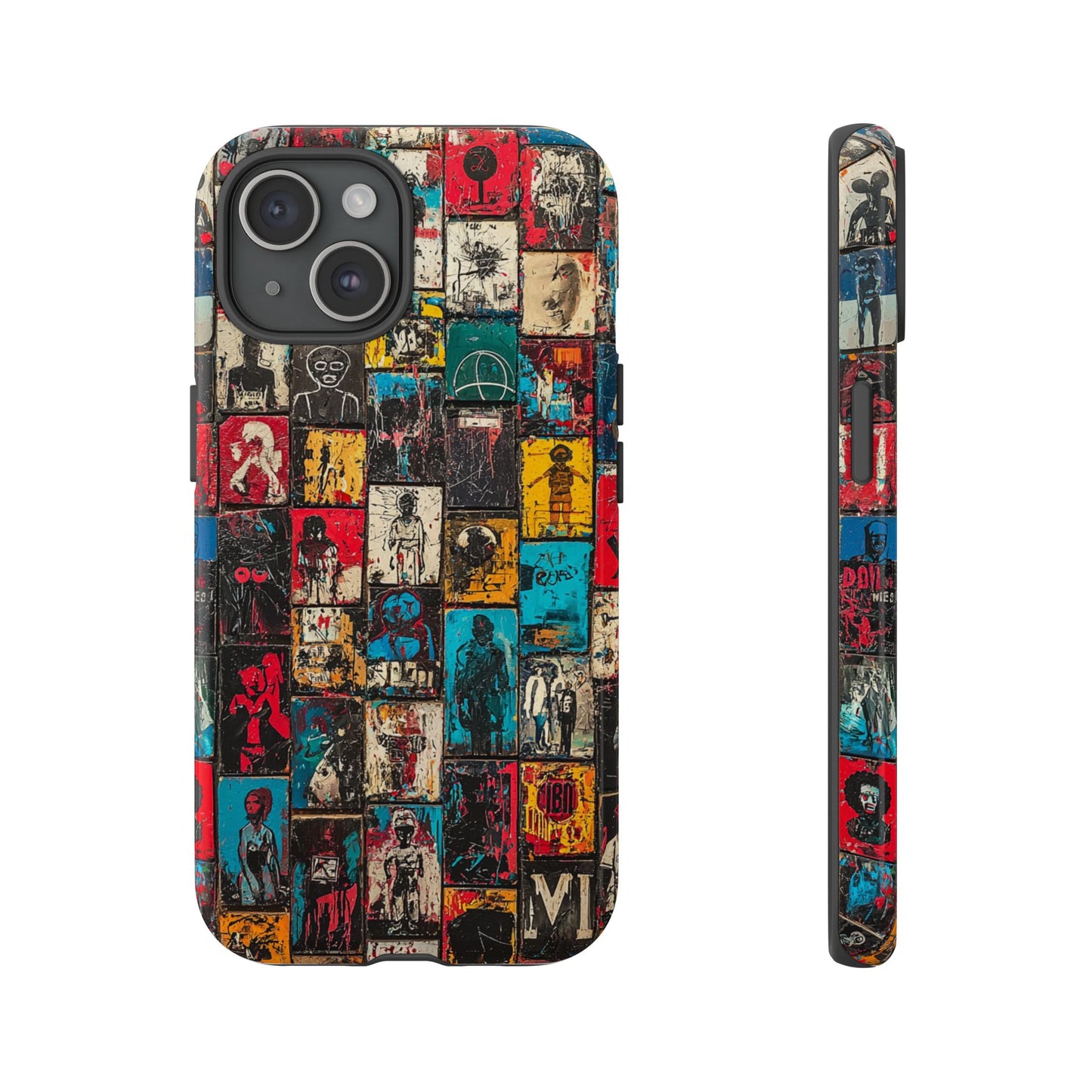 Abstract Art Phone Case – Basquiat-Inspired Phone Cover - iPhone, Samsung & Google Pixel Cover - Artistic Painting Case, Art Lover Gift