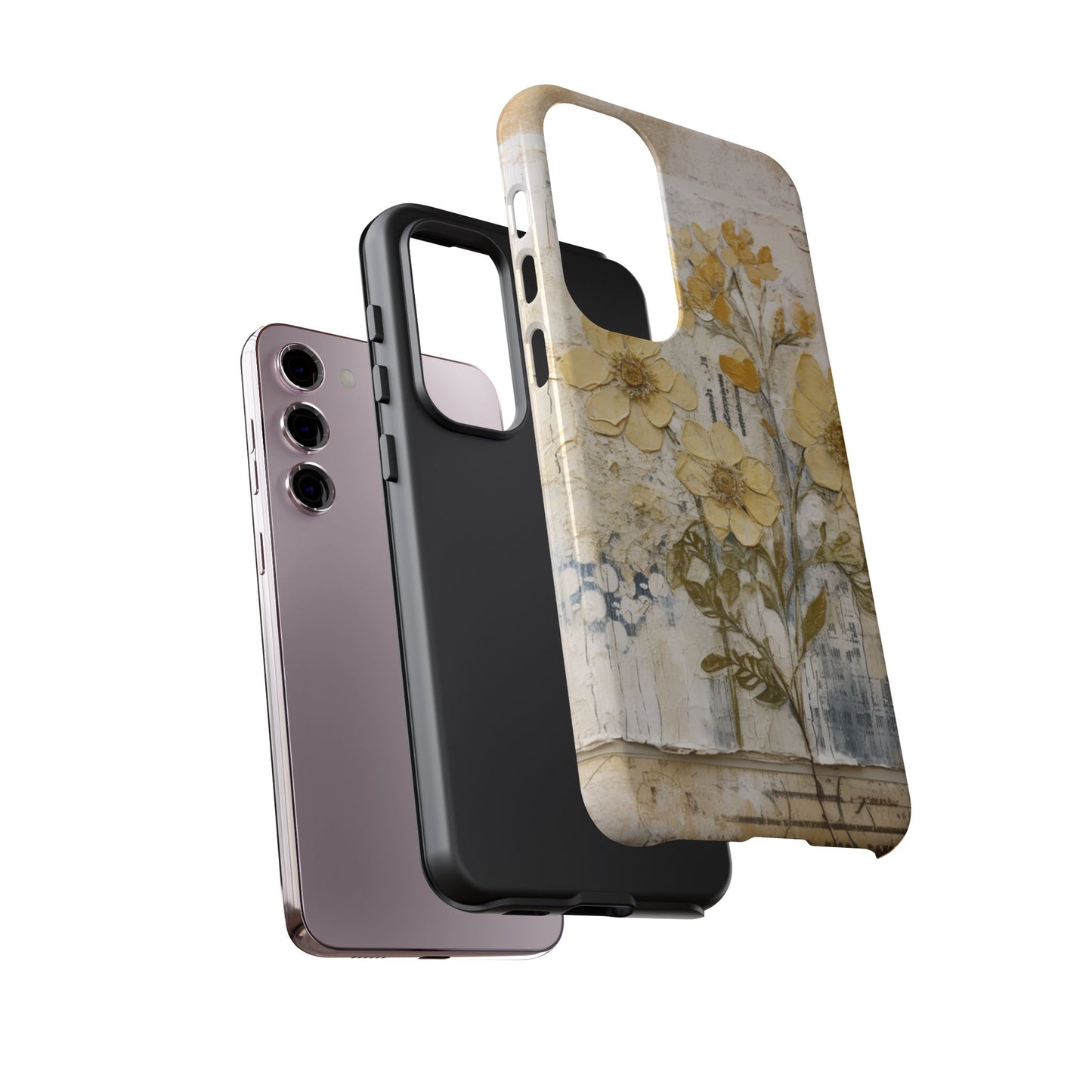 Vintage Botanical Floral Mobile Case