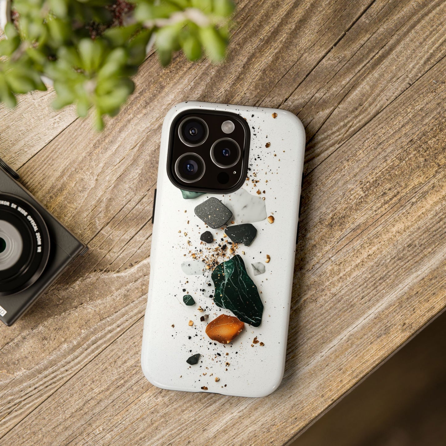 Modern Terrazzo Luxe – Fragment Art Phone Case for iPhone, google Pixel & Samsung