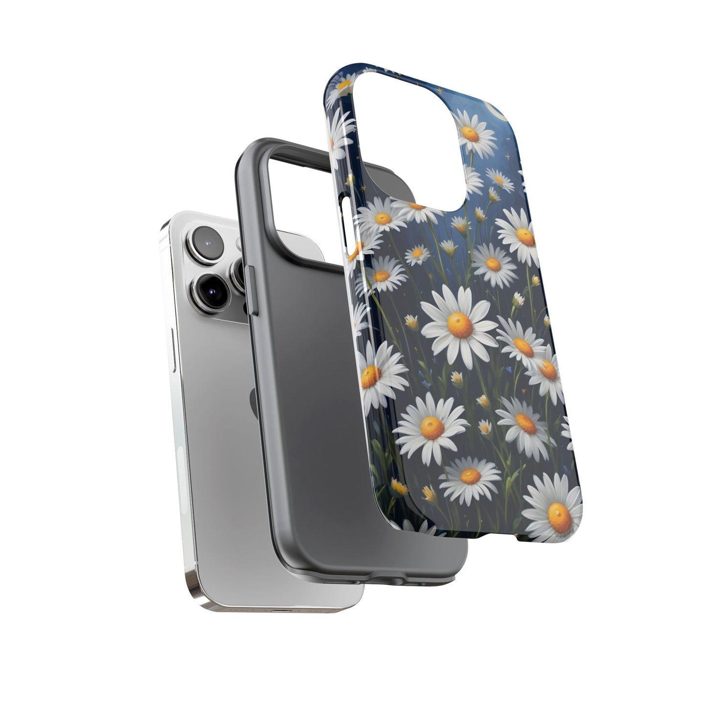 Witchy Daisy Flowers Phone Case Vintage Botanical Cover