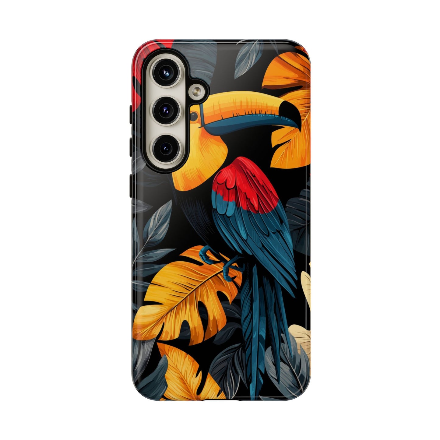 Exotic Toucan Feathers Phone Case – Nature’s Elegance for iPhone, Pixel & Samsung