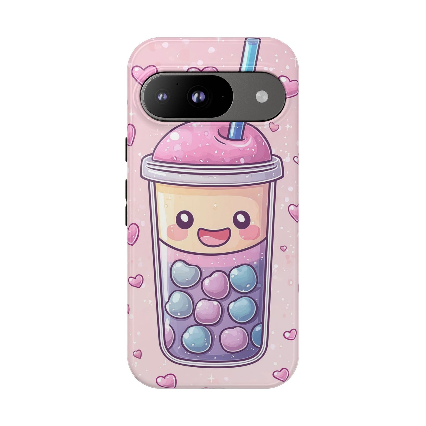 Sweet Bubble Tea Love Phone Case for iPhone, Samsung, Google Pixel
