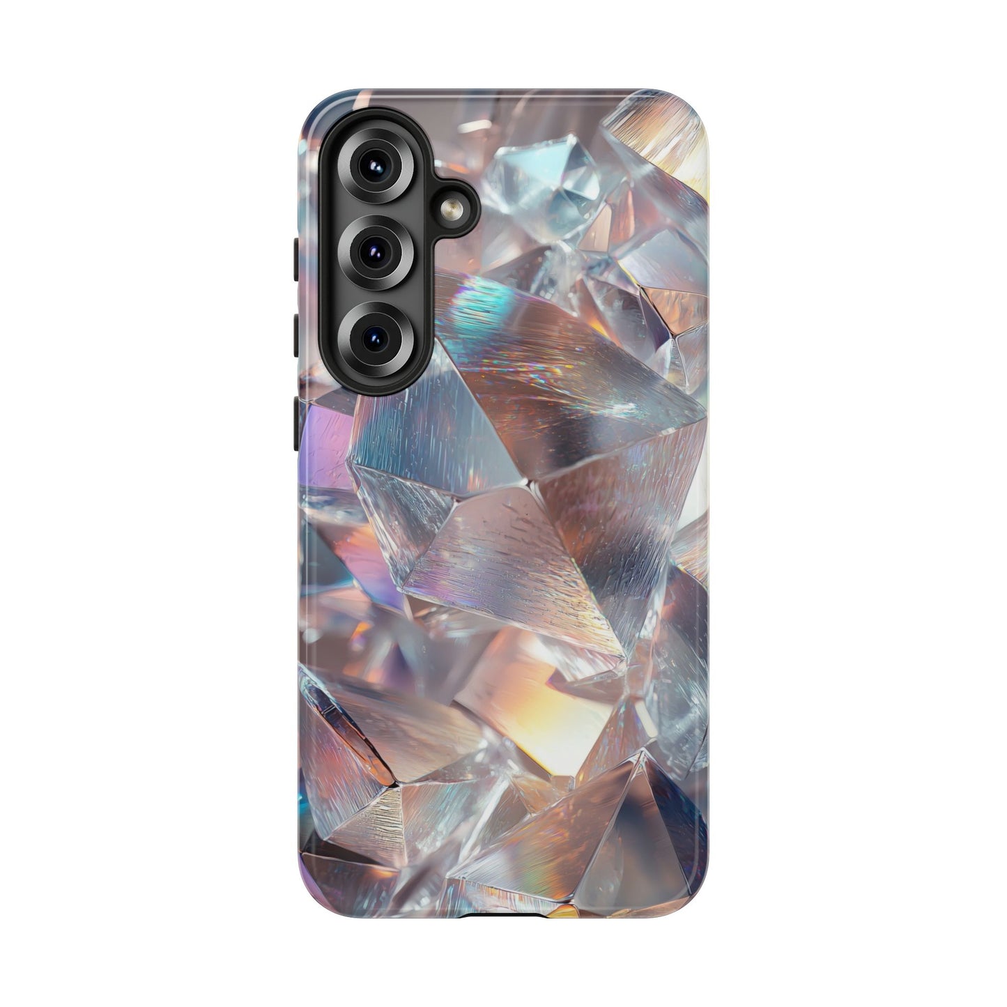 Iridescent Crystal Matching Couple Phone Case – Shimmer & Shine for iPhone, Samsung & Google Pixel