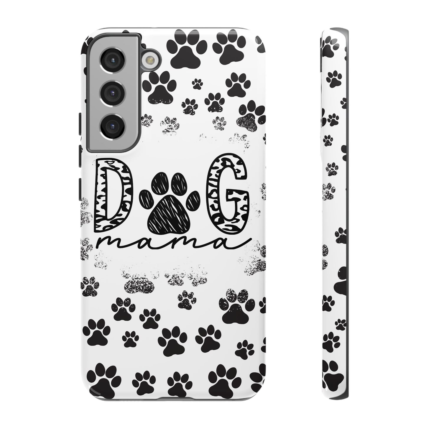 Dog Mama Phone Case for iPhone, Samsung & Google Pixel, Paw Print Phone Cover, Furry Friend Phone Case, Dog Owner/Pat Parents/Dog Mom Gifts