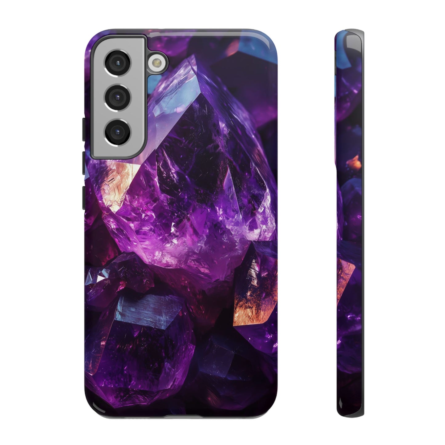 Royal Amethyst Stones Crystals Phone Case for iPhone, Samsung & Google Pixel