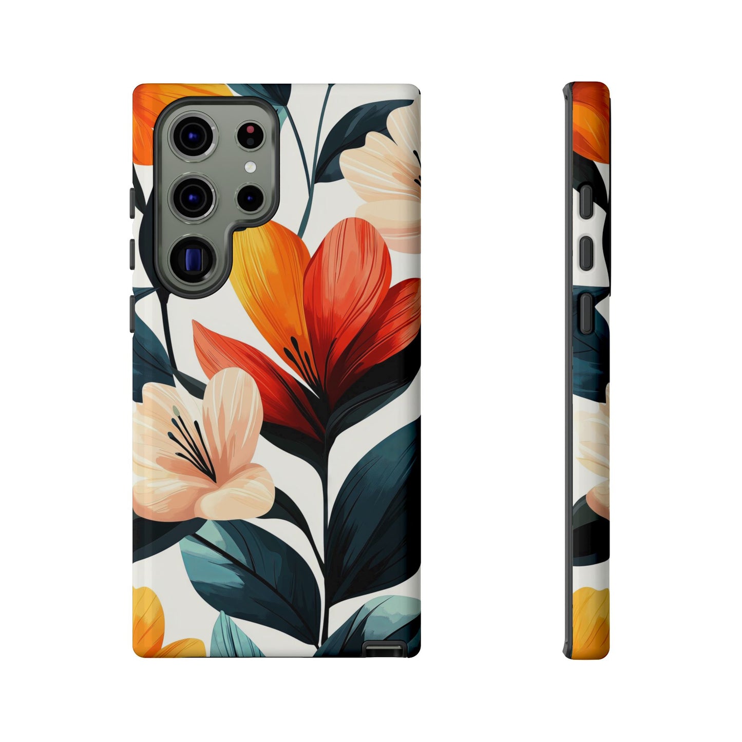 Sunset Garden Floral Case | Vibrant Bloom Design for iPhone, Pixel & Samsung