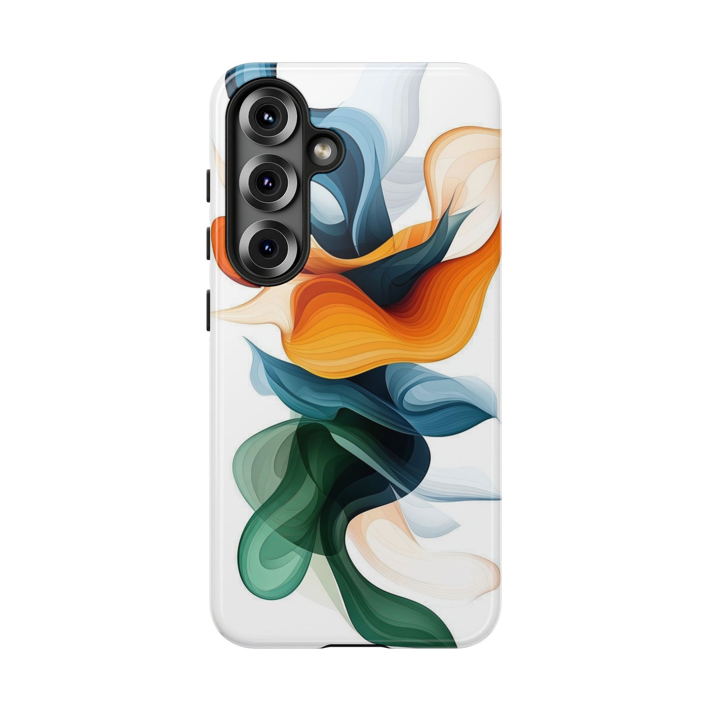 Verdant Flow – Modern Abstract Phone Case for iPhone, Samsung & Pixel