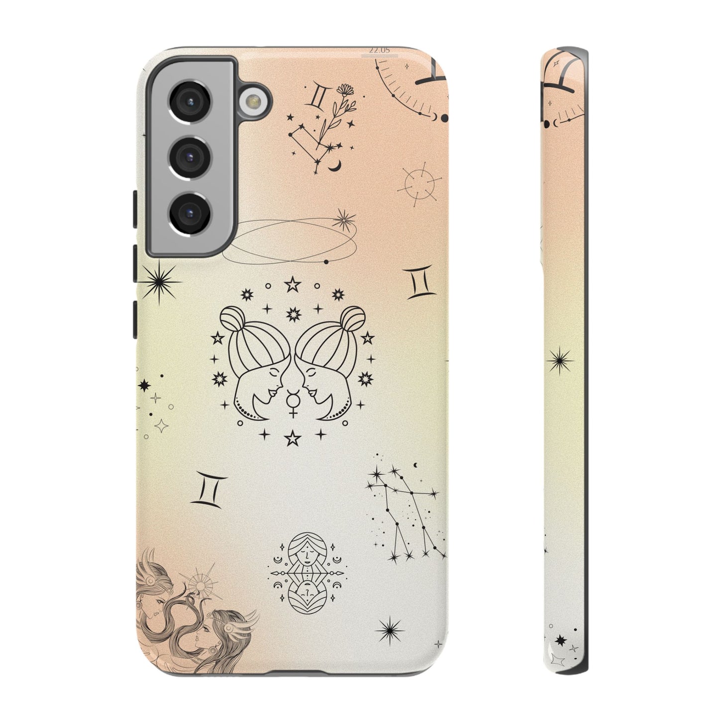 Gemini Zodiac Sign Phone Case β Playful & Dynamic Design for iPhone, Samsung & Google Pixel
