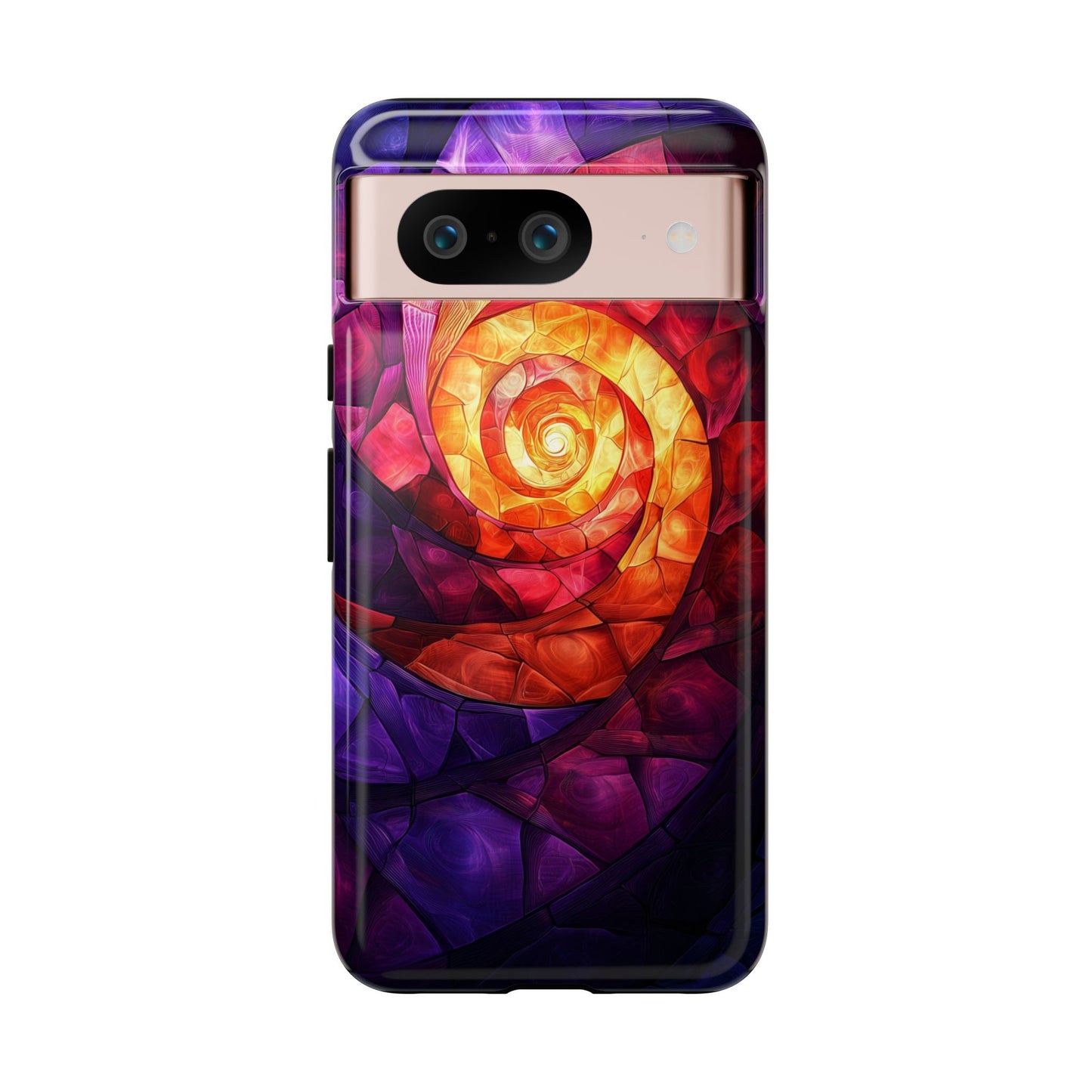 Retro Spiral Psychedelic Phone Case for iPhone, Samsung & Pixel