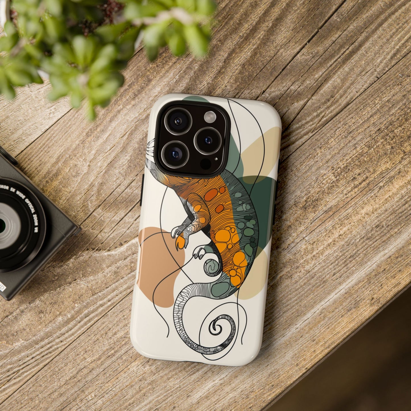 Chameleon Flow: The Art of Adaptation Phone Case for iPhone, Samsung & Pixel
