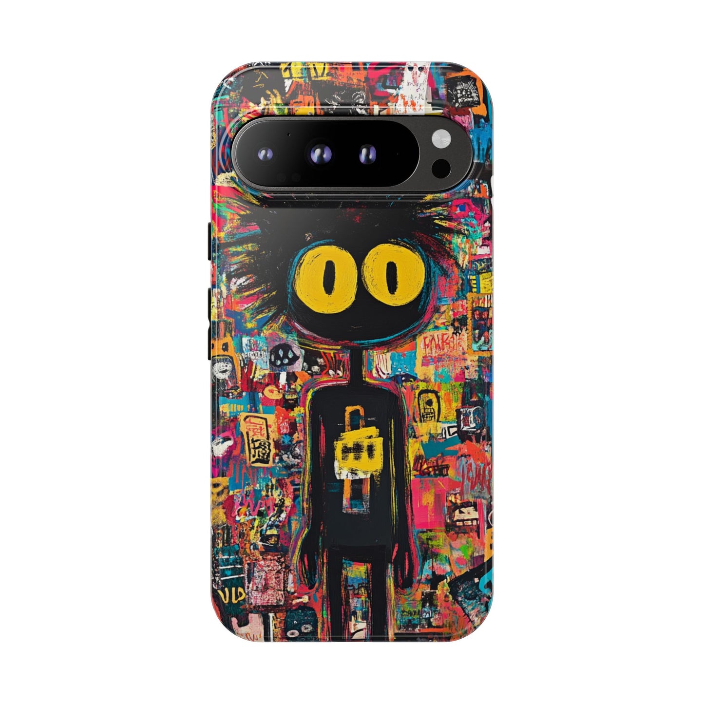 Urban Art iPhone Case – Basquiat Graffiti Style Cover - iPhone, Samsung & Google Pixel Cover - Artistic Painting Case, Art Lover Gift