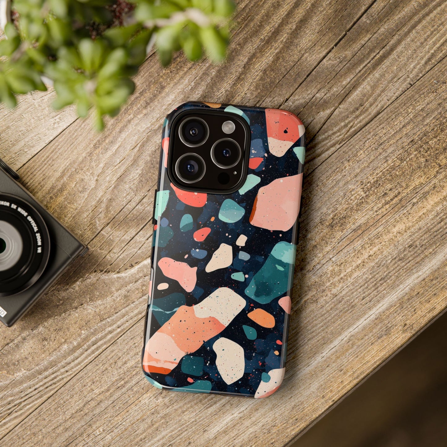 Cosmic Terrazzo Burst Phone Case for iPhone, google Pixel & Samsung