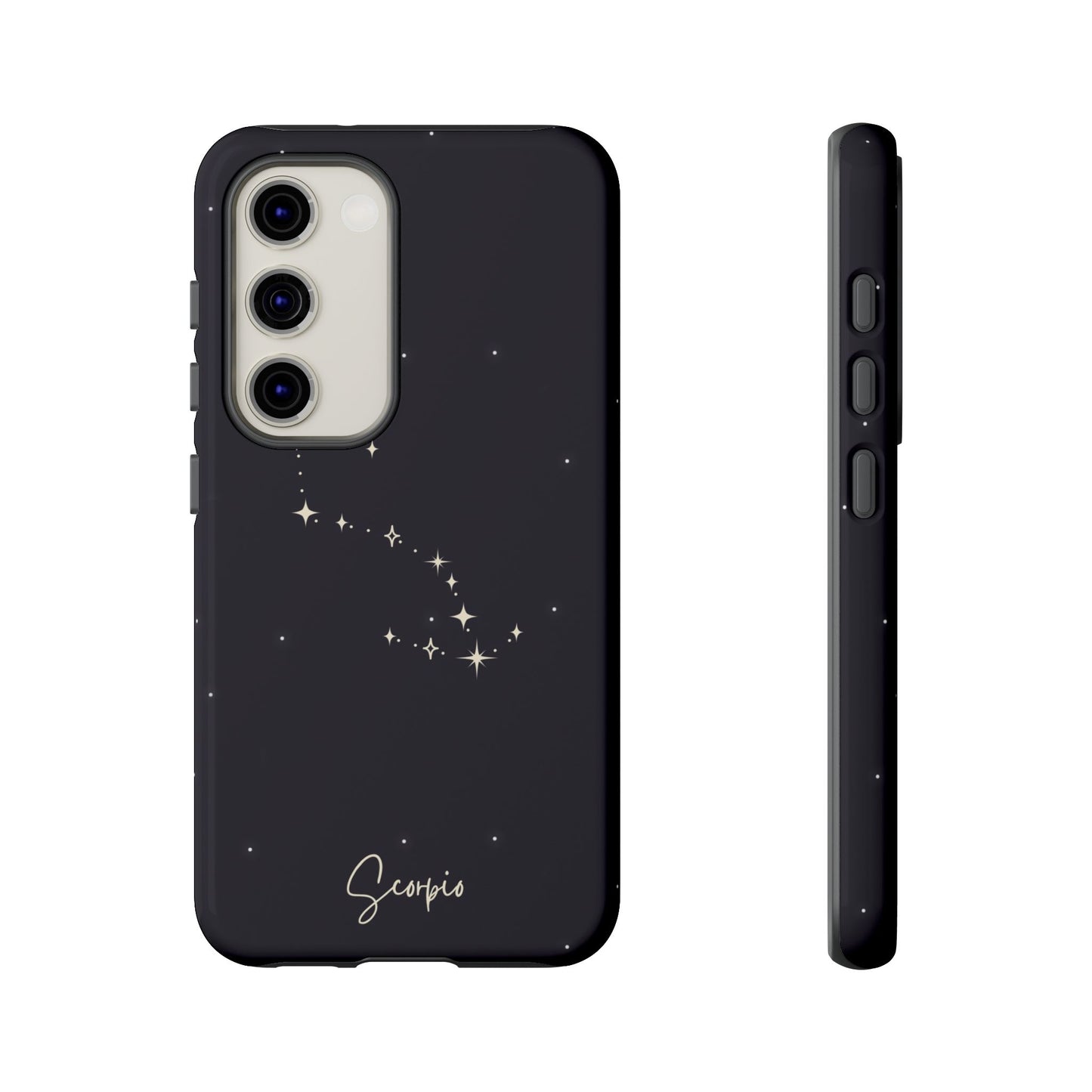 Scorpio Zodiac Night Sky Case – Mysterious Star Pattern – Cosmic Style for iPhone, Samsung & Google Pixel