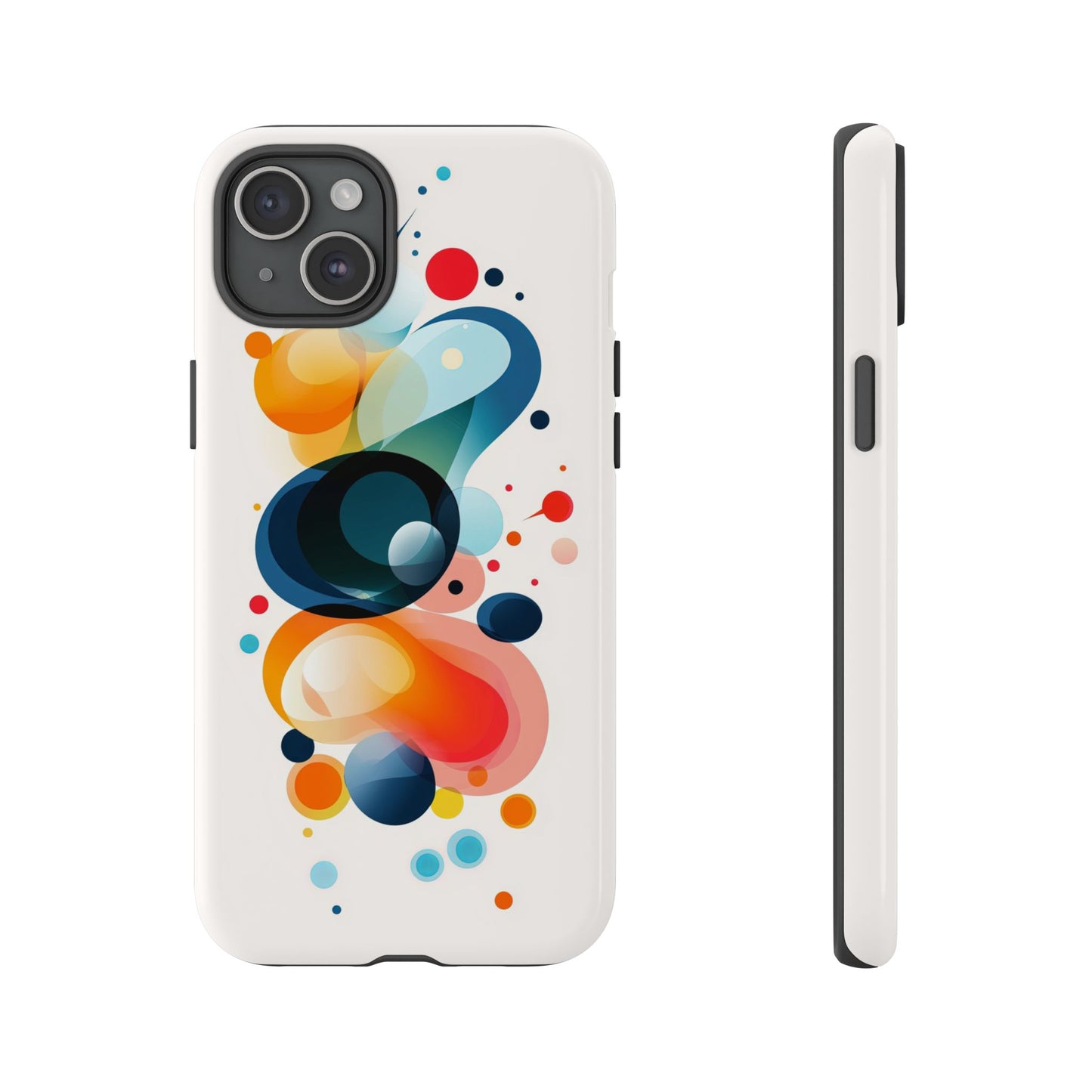 Color Cascade – Vivid Abstract Phone Case for iPhone, Samsung & Pixel