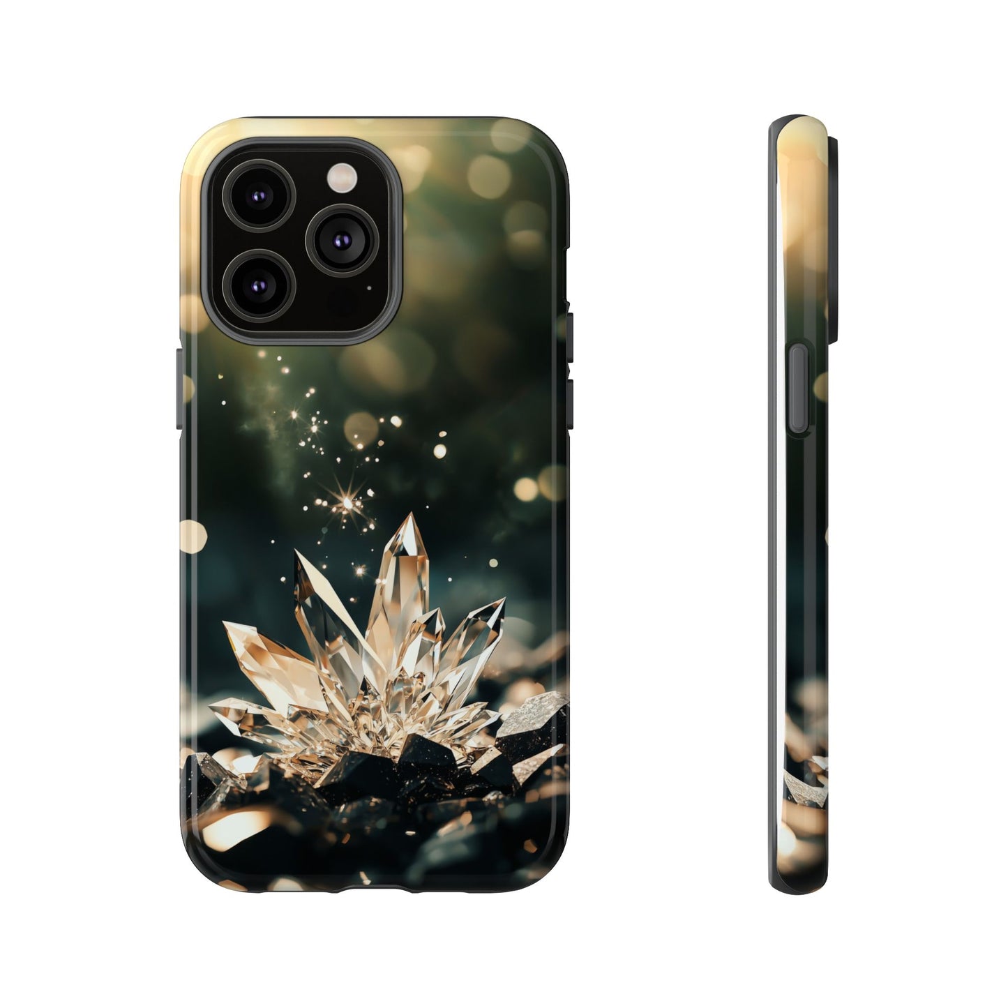 Crystal Stone Sparkle Phone Case – iPhone, Google Pixel, Samsung