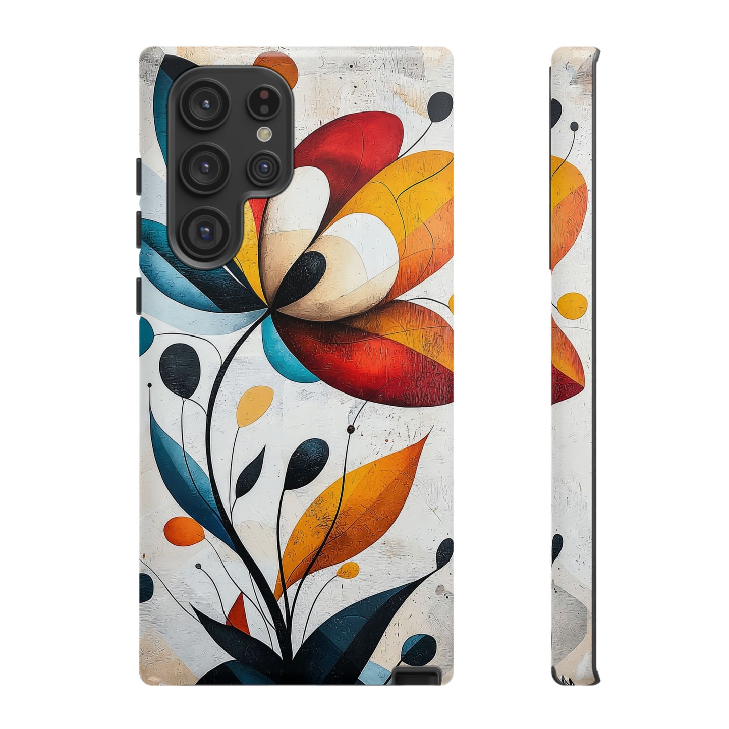Prism Bloom – Bold Geometric Floral Case for iPhone, Pixel & Samsung