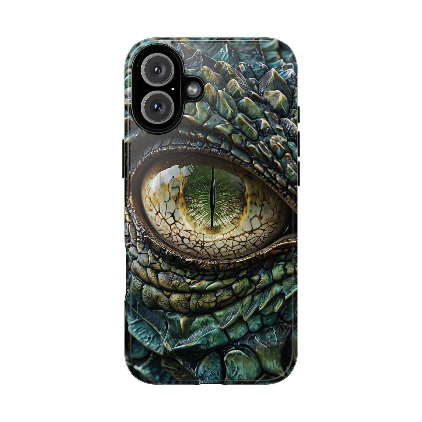 A Dragon's Eye With Intricate Scales phone case design.