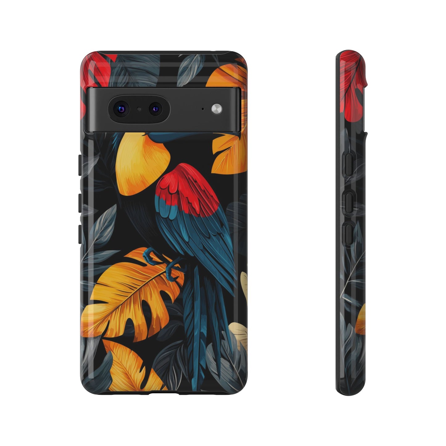 Exotic Toucan Feathers Phone Case – Nature’s Elegance for iPhone, Pixel & Samsung