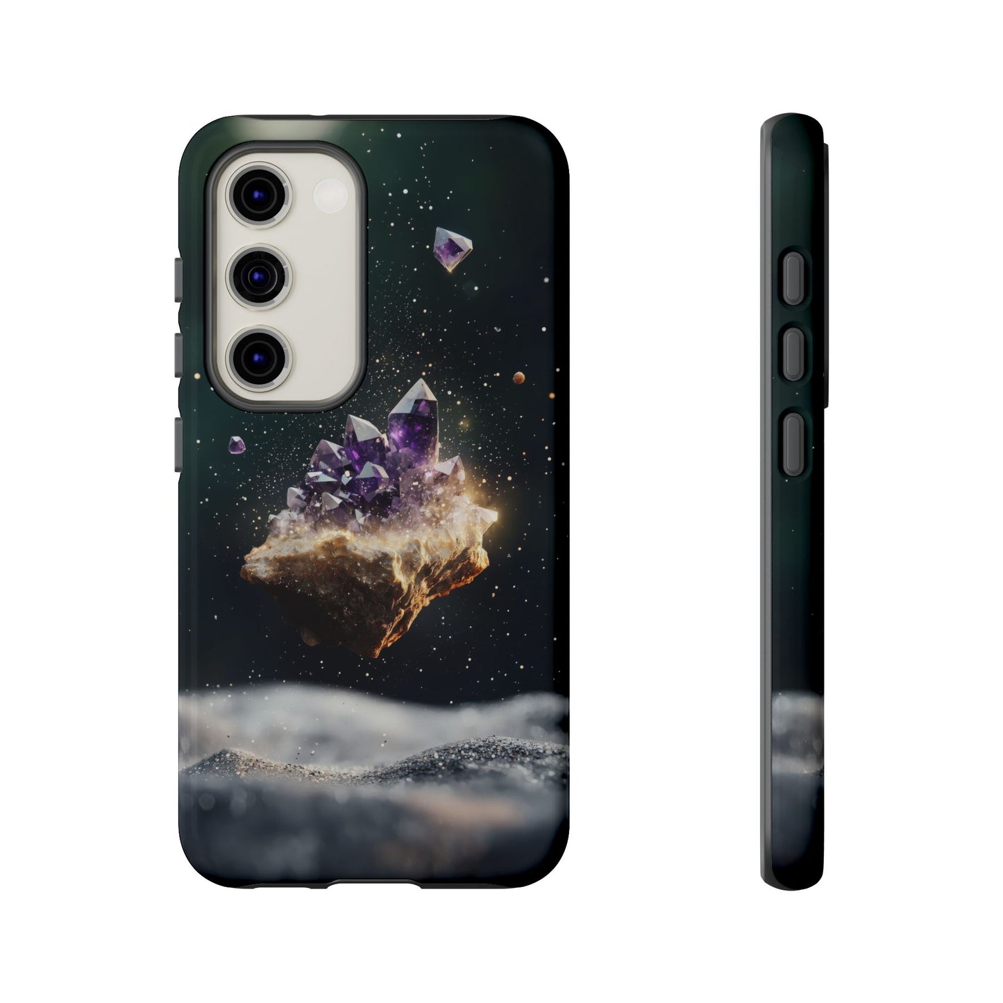 Mystic Amethyst Stones Phone Case for iPhone, Samsung & Google Pixel
