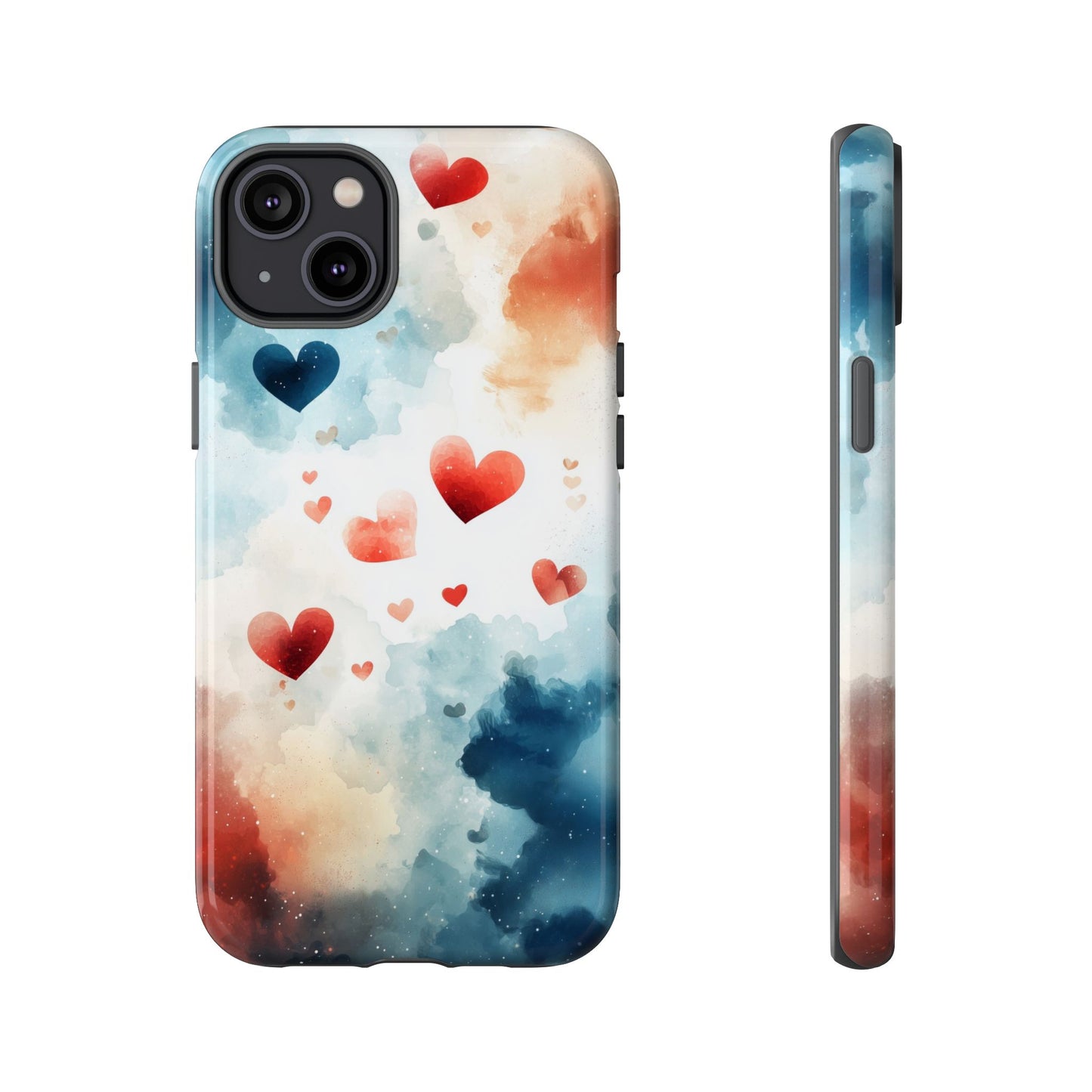 Heartfelt Skies - Watercolor Anime Phone Case for iPhone, Samsung, Google Pixel