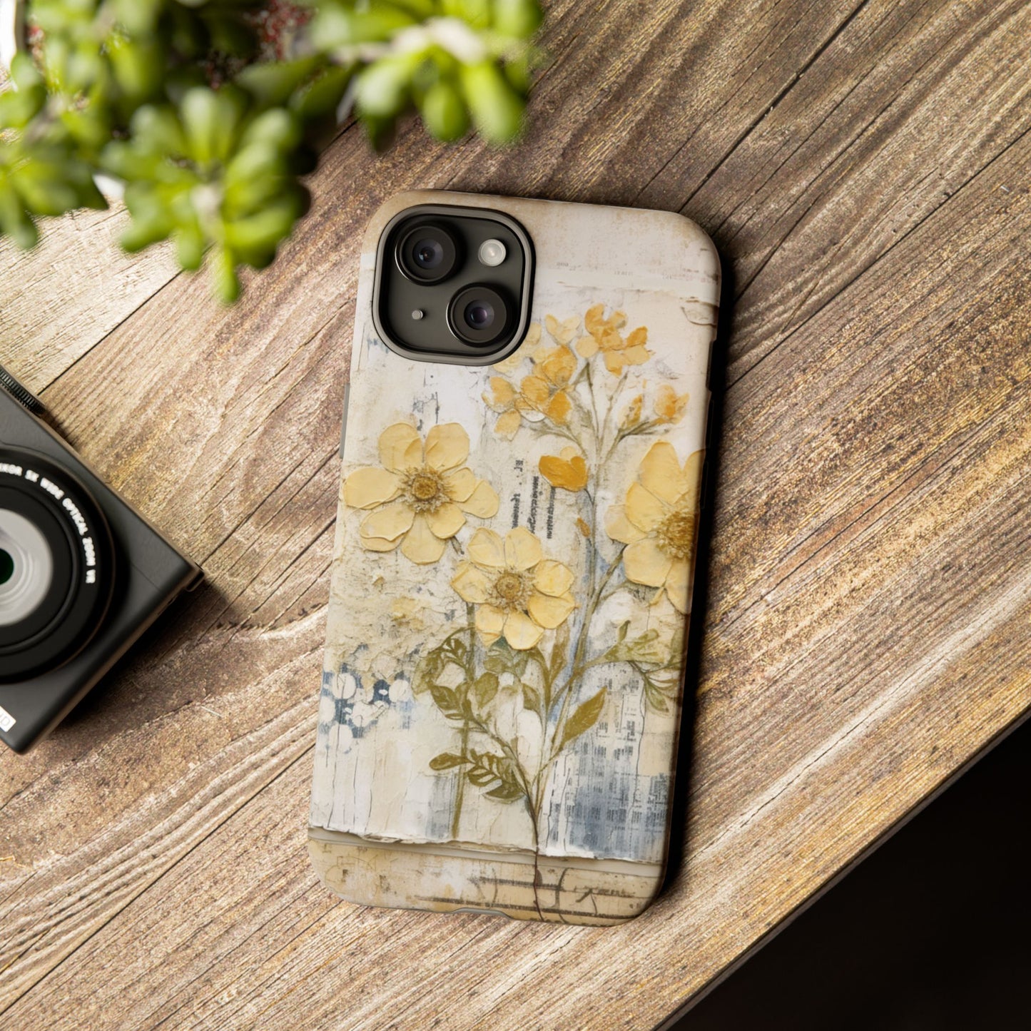 Vintage Botanical Floral Mobile Case