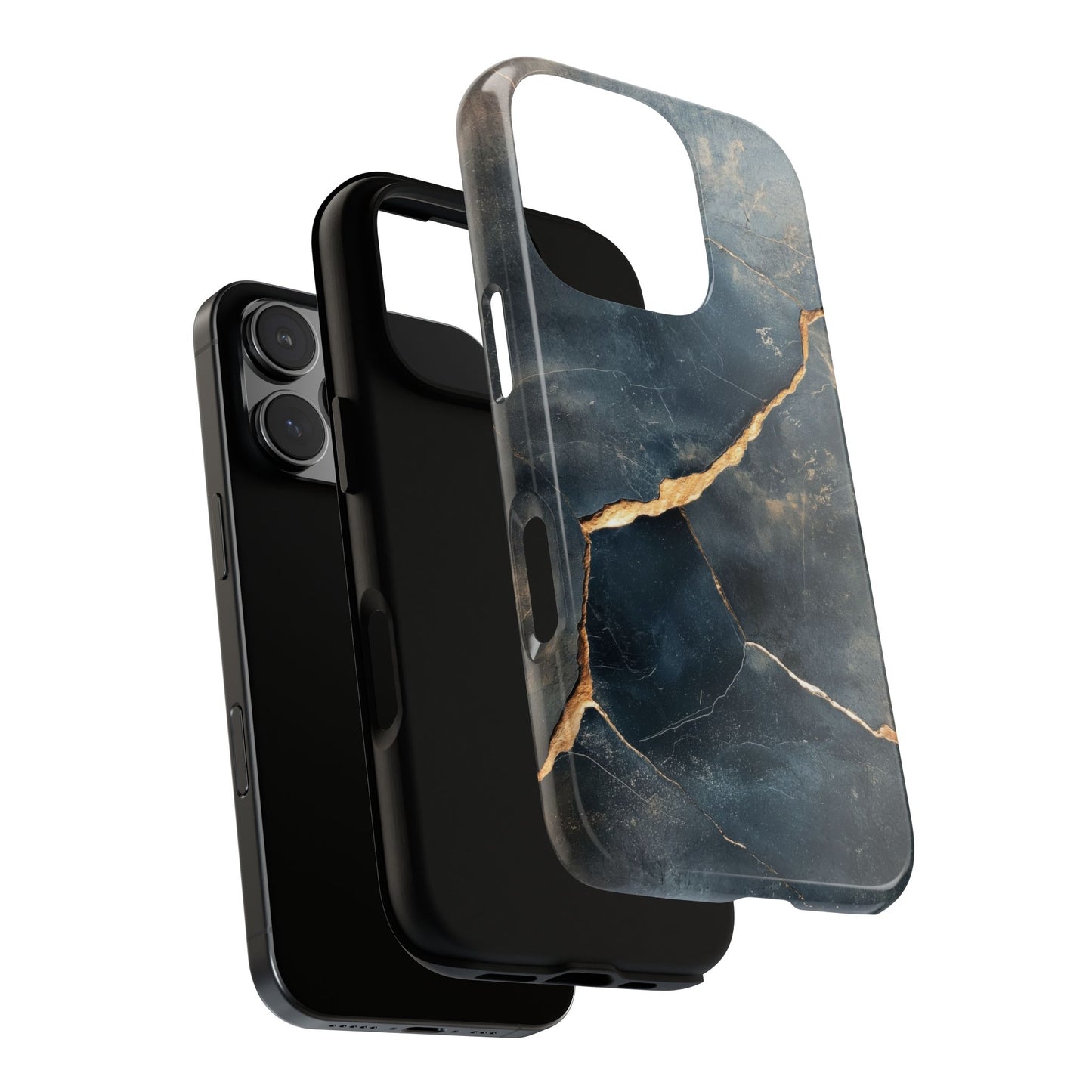 Cracked Marble Stone Phone Case for iPhone, Samsung & Google Pixel