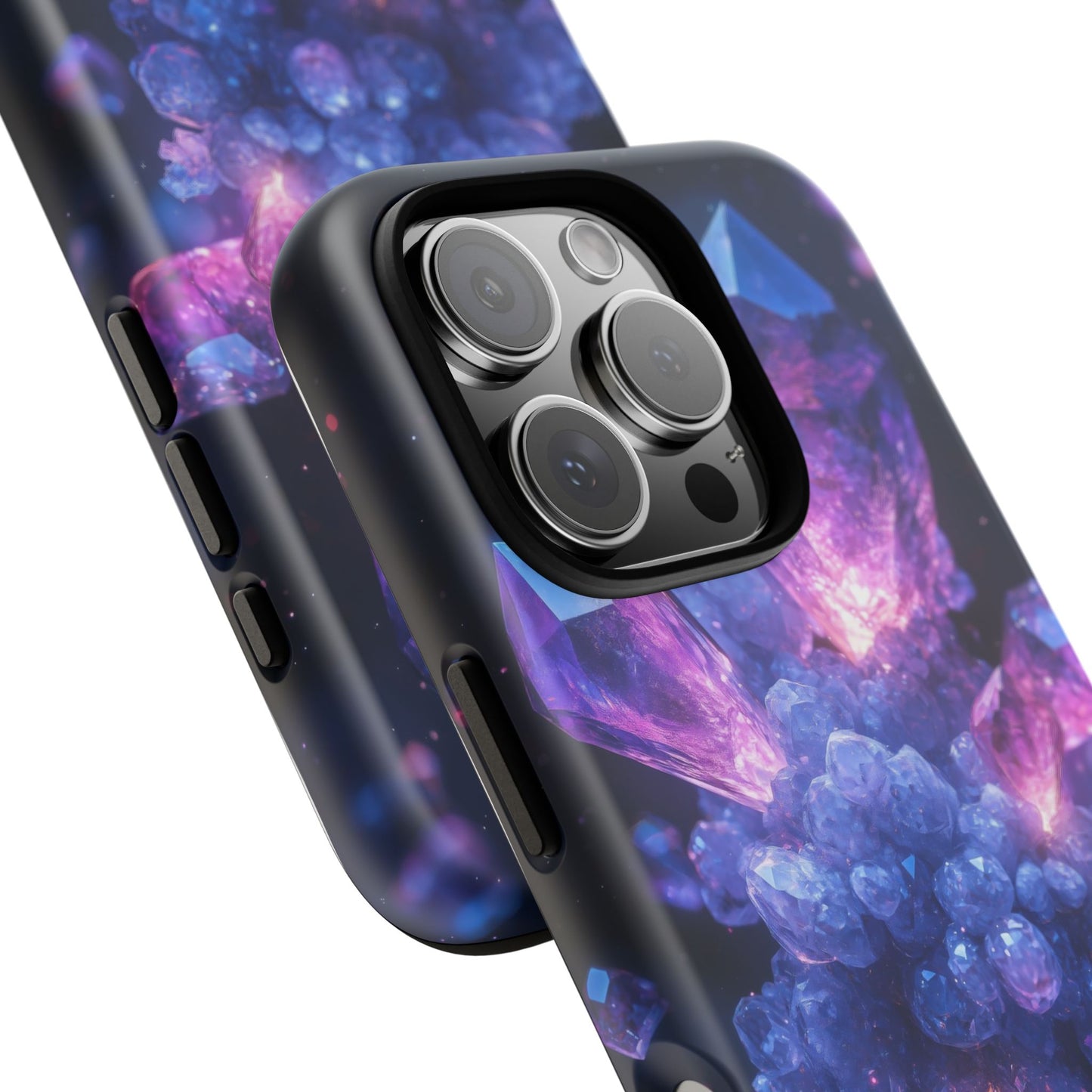 Cosmic Amethyst Crystal Phone Case for iPhone, Samsung & Google Pixel