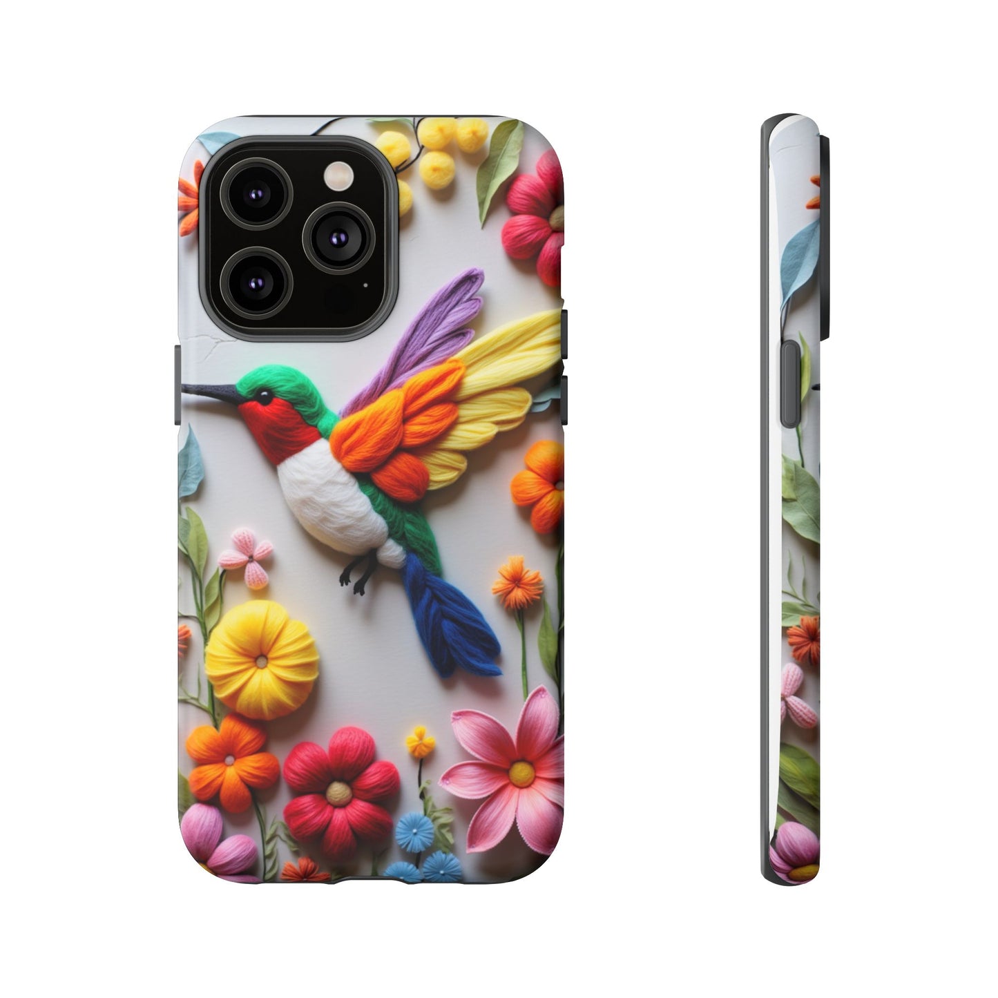 Elegant Hummingbird with Floral Mosaic Design | Nature's Artistic Vibes | Pixel 8 pro