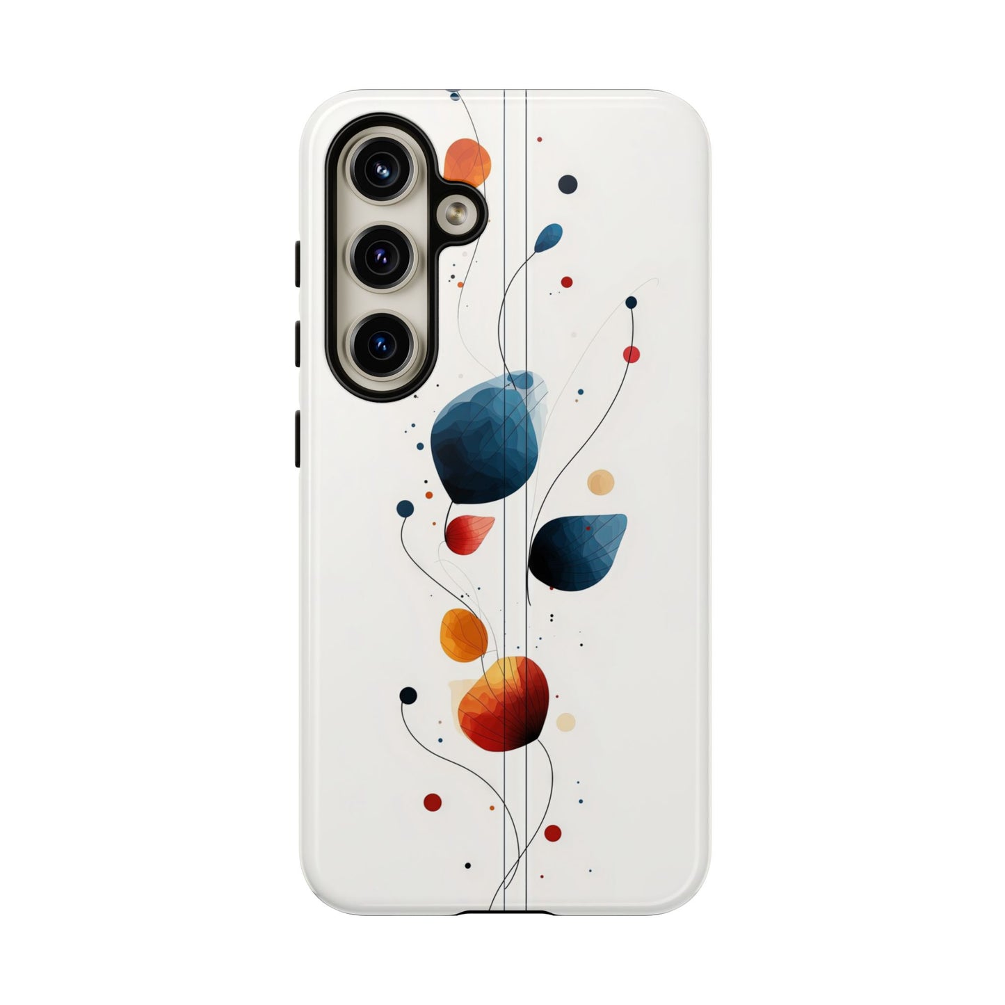 Celestial Dots Abstract Phone Case – Space-Inspired Art for iPhone, Samsung & Pixel