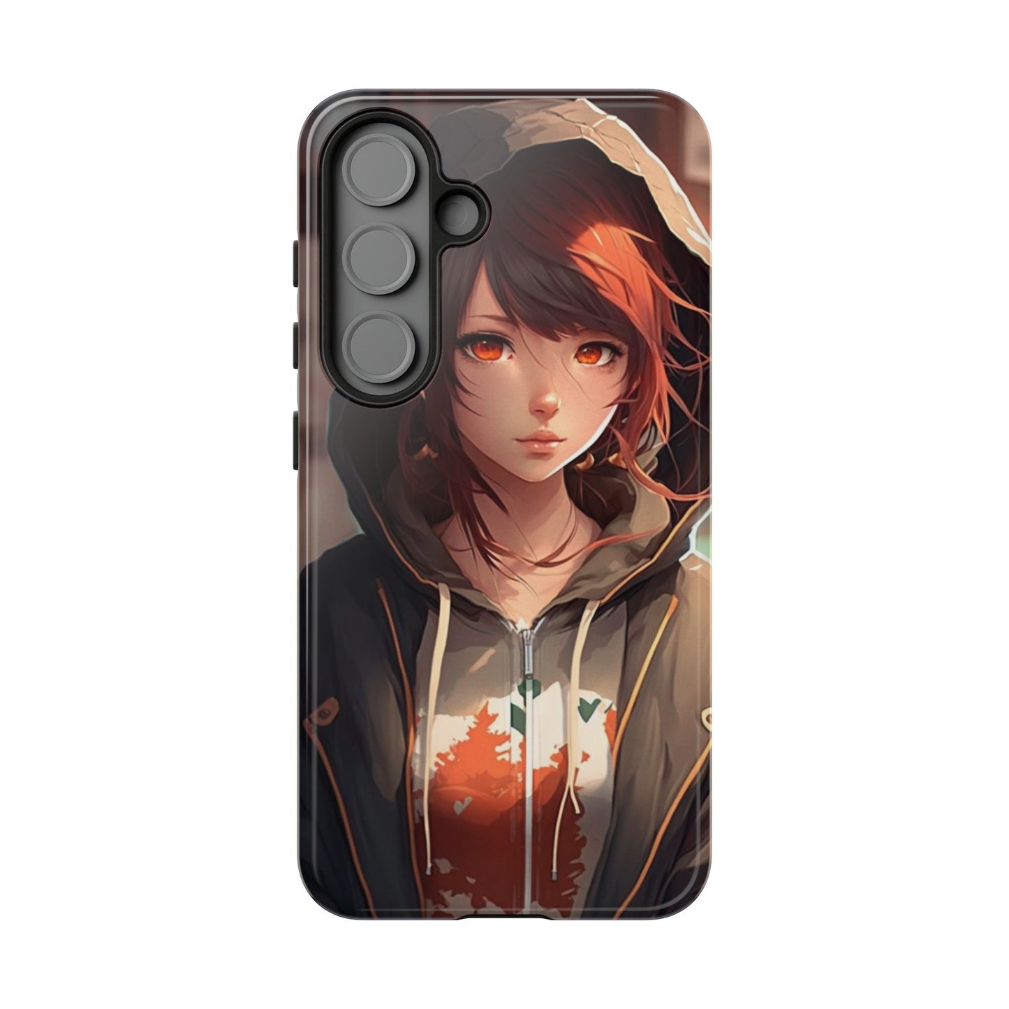Anime Girl Phone Case - Cute Aesthetic Cover for iPhone, Samsung & Google Pixel, Girly Phone Case, Kawaii Lover Gift