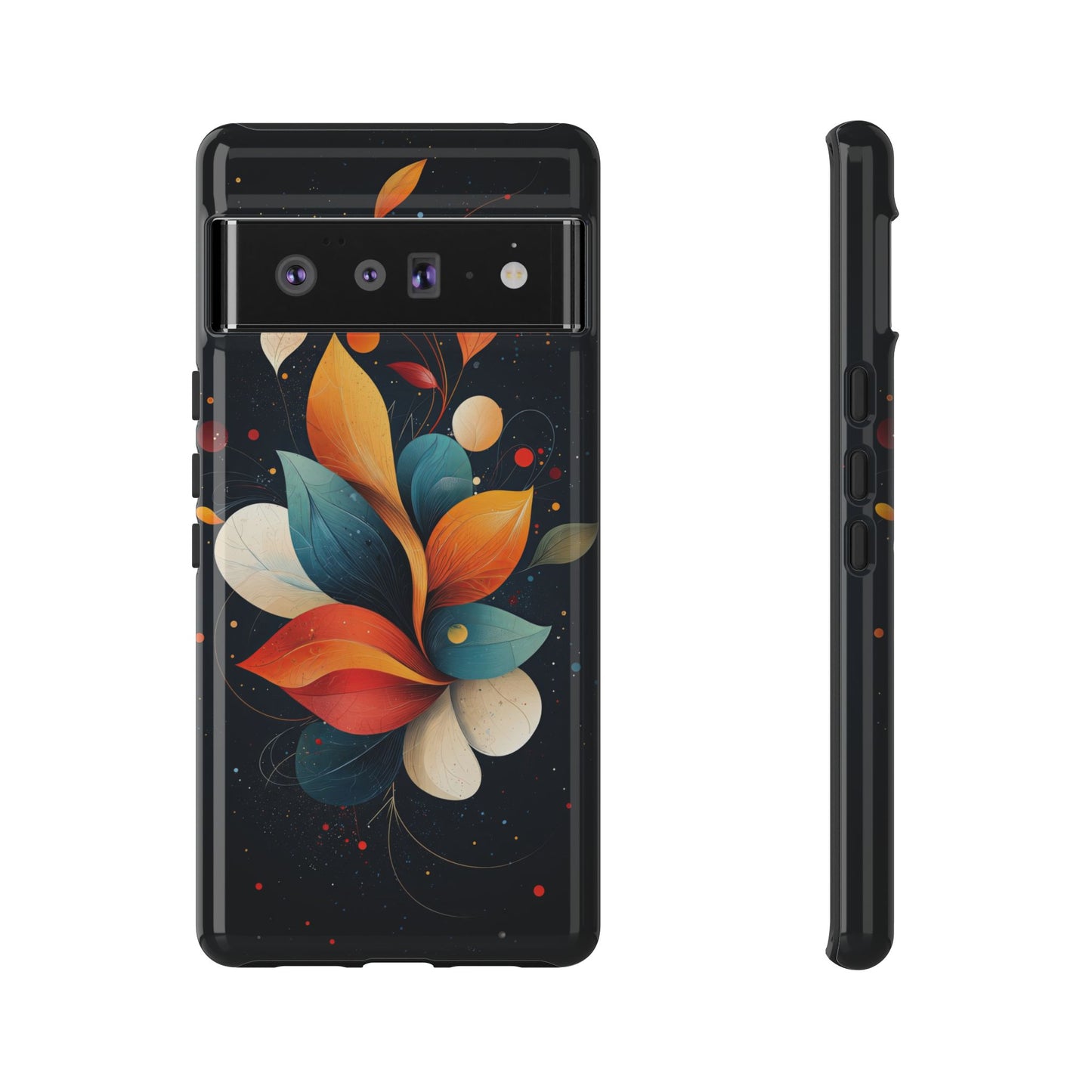 Midnight Bloom – Cosmic Floral Phone Case for iPhone, Pixel & Samsung