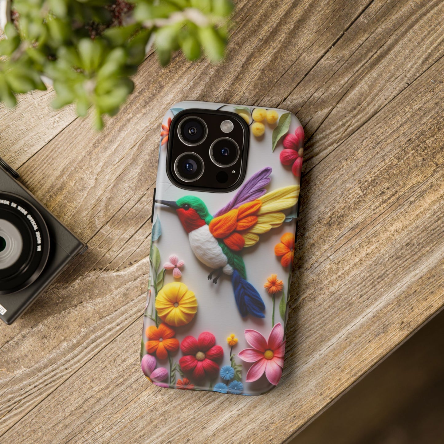 Elegant Hummingbird with Floral Mosaic Design | Nature's Artistic Vibes | Pixel 8 pro