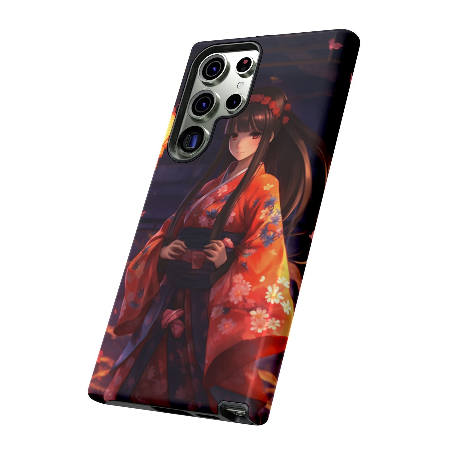 Anime Girl Phone Case - Cute Aesthetic Cover for iPhone, Samsung & Google Pixel, Girly Phone Case, Kawaii Phone Case, Anime Lover Gift