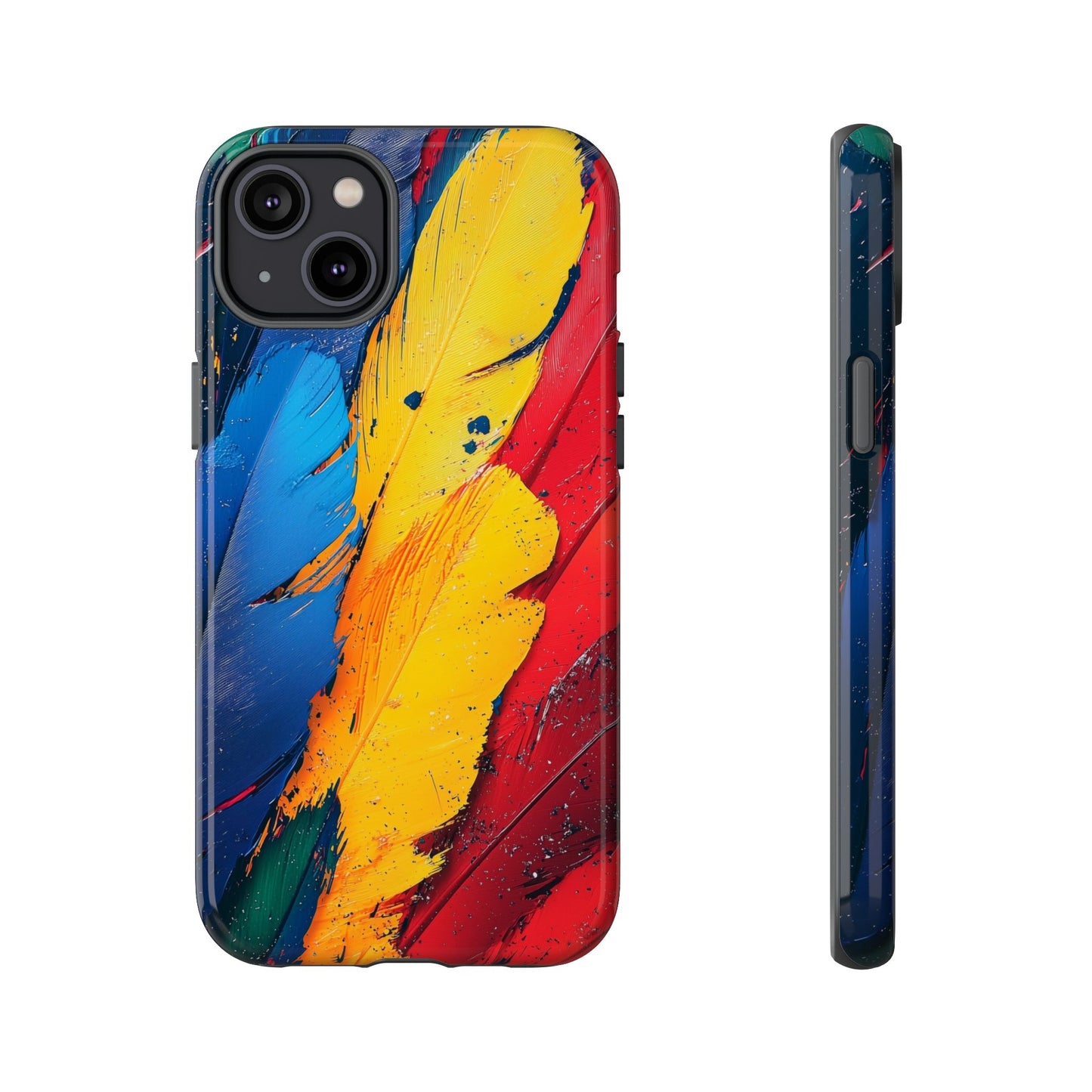 Tropical Macaw Feather Phone Case for iPhone, Samsung & Google Pixel