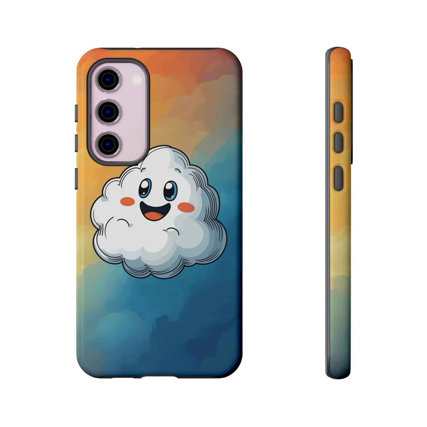 Happy Cloud Anime Phone Case for iPhone, Samsung, Google Pixel