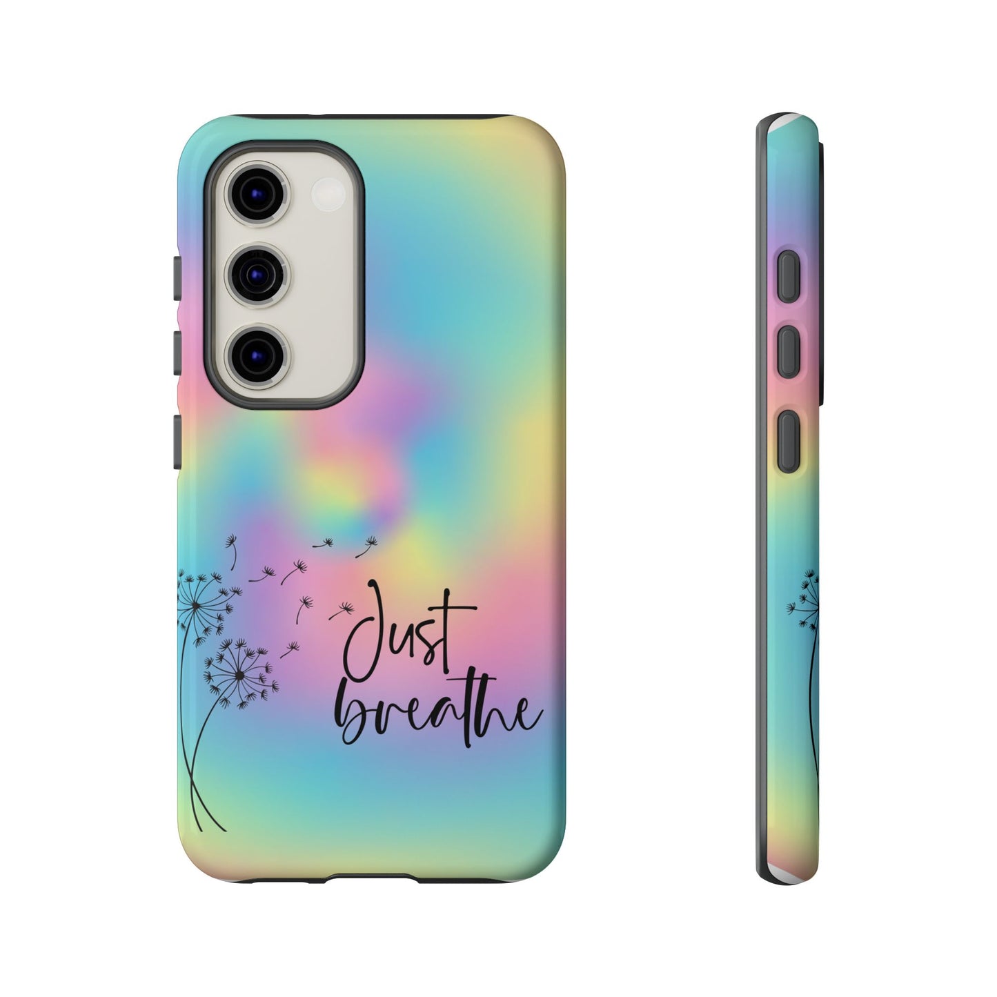 Just Breathe Phone Case - Aesthetic Minimalist Cover for iPhone, Samsung & Google Pixel