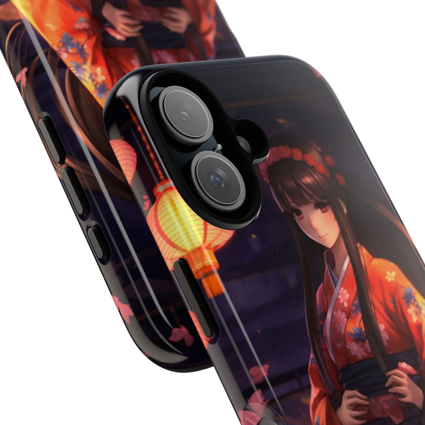 Anime Girl Phone Case - Cute Aesthetic Cover for iPhone, Samsung & Google Pixel, Girly Phone Case, Kawaii Phone Case, Anime Lover Gift