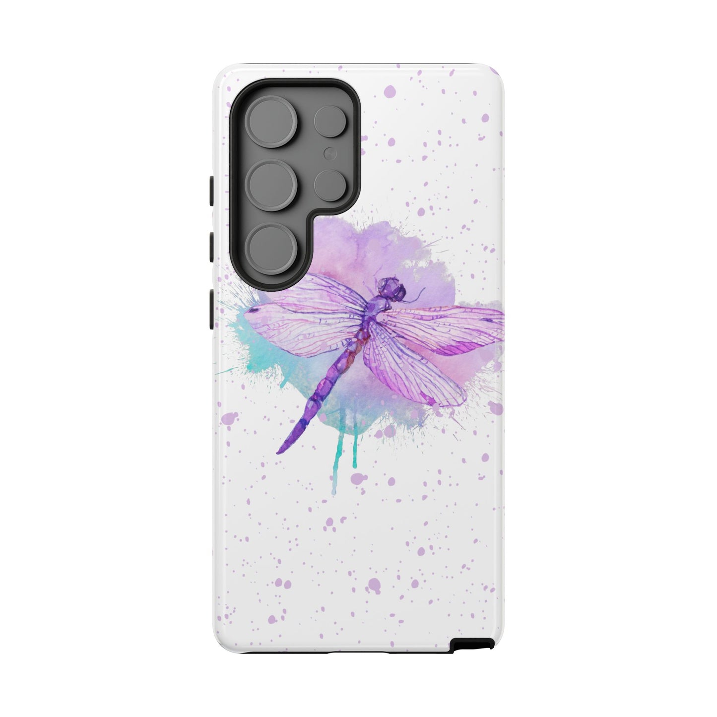 Watercolor Dragonfly Print Phone Case - iPhone, Samsung & Google Pixel Cover - Artistic Phone Case, Insect Lover Gift