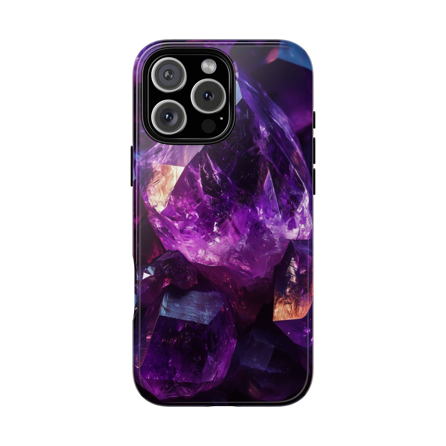 Royal Amethyst Stones Crystals Phone Case for iPhone, Samsung & Google Pixel
