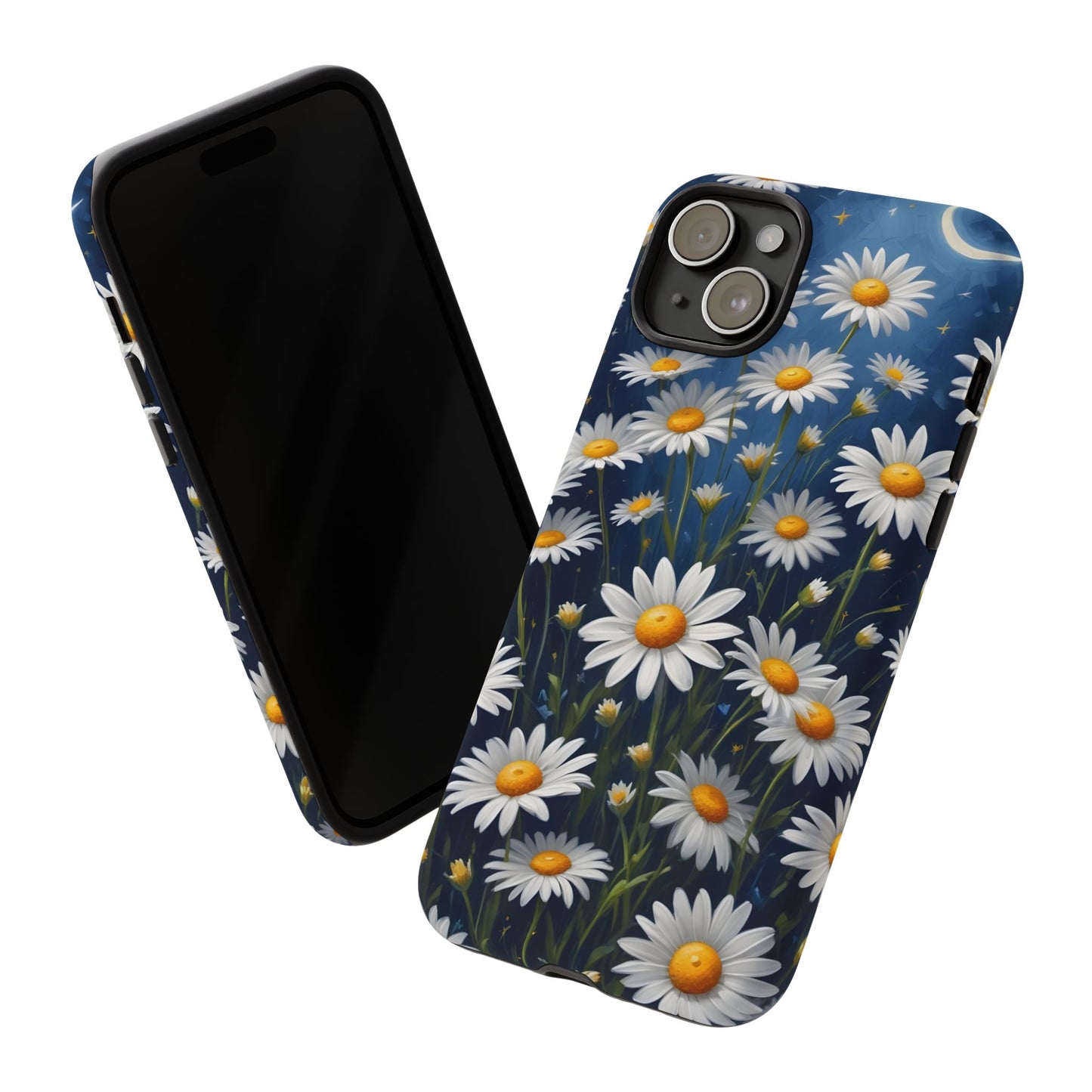 Witchy Daisy Flowers Phone Case Vintage Botanical Cover