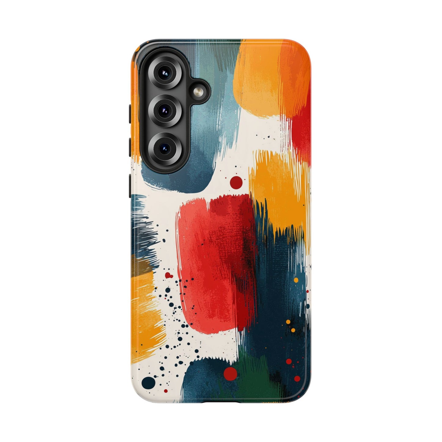 Color Burst Abstract Brushstroke Phone Case for iPhone, Samsung & Pixel