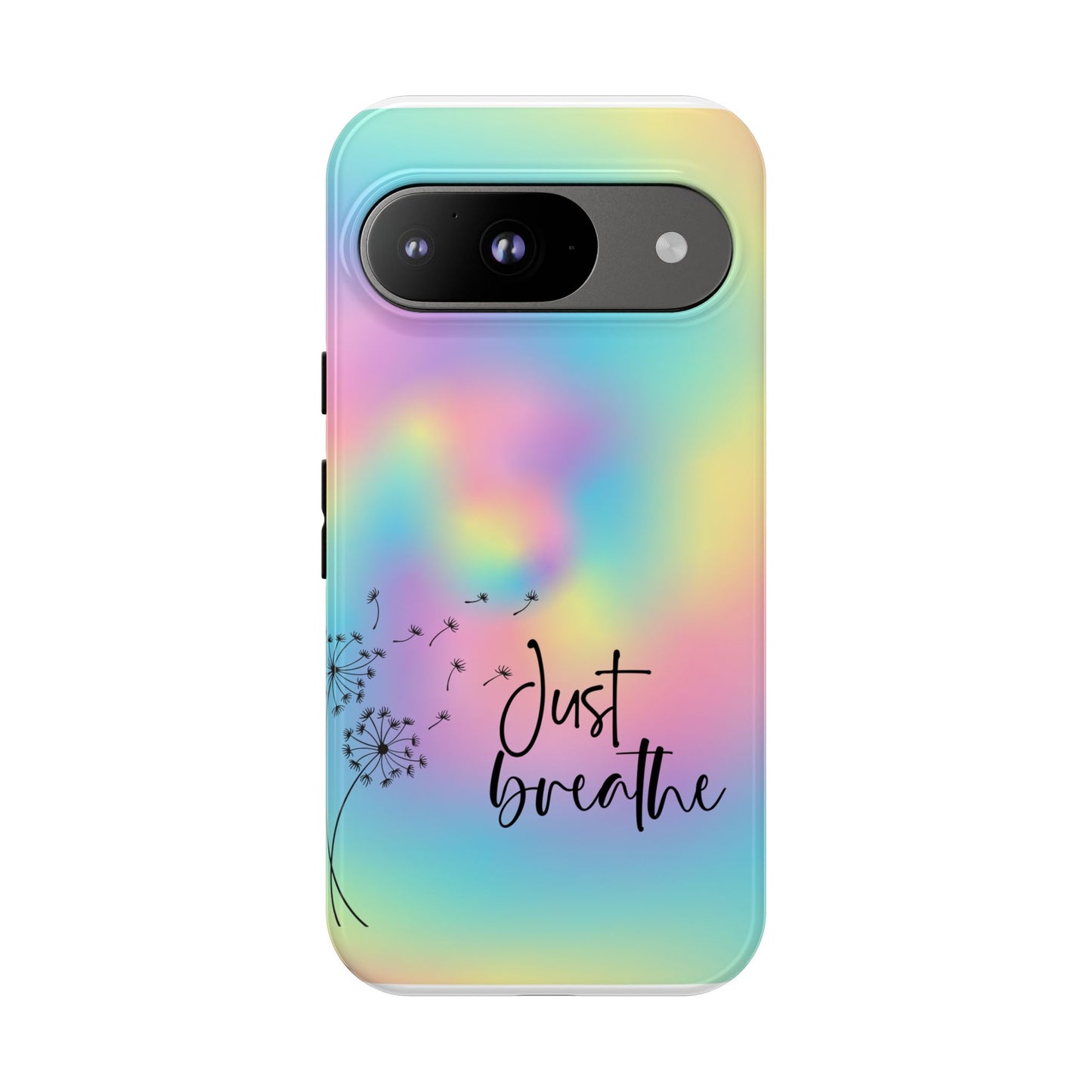 Just Breathe Phone Case - Aesthetic Minimalist Cover for iPhone, Samsung & Google Pixel