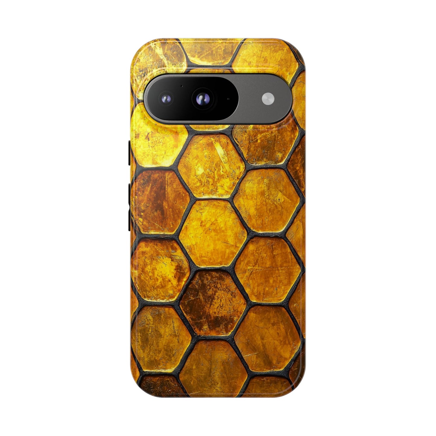 Golden Honeycomb Phone Case – iPhone, Google Pixel, Samsung