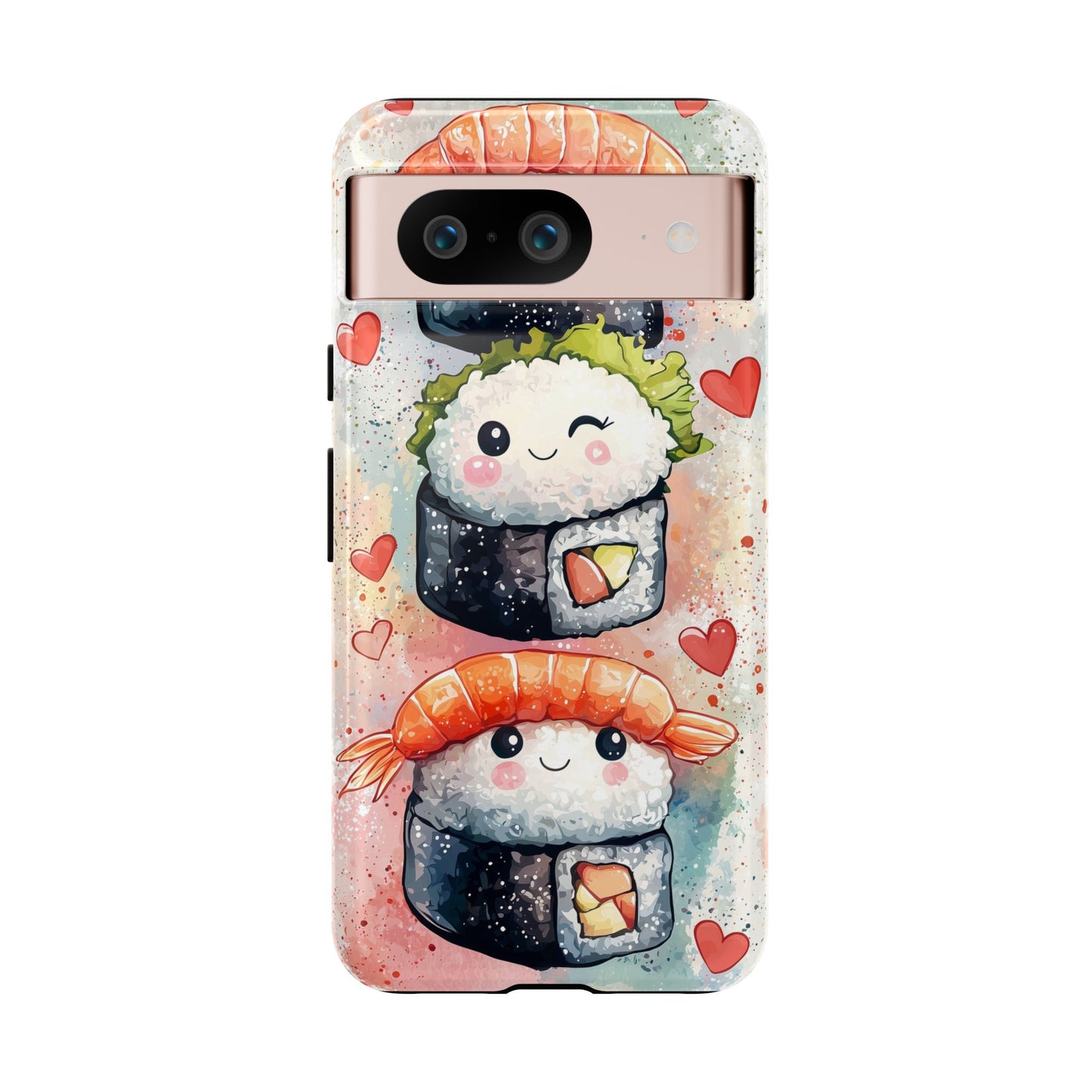 Sweet Sushi Trio - Anime Phone Case Cover for iPhone, Samsung, Google Pixel