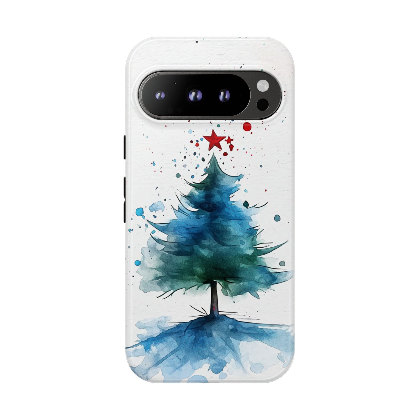 Winter Bloom – Watercolor Tree Art Case for iPhone, Pixel & Samsung