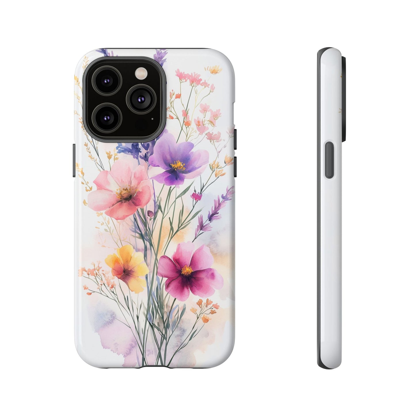 Blooming Meadow Watercolor Phone Case for iPhone, google Pixel & Samsung