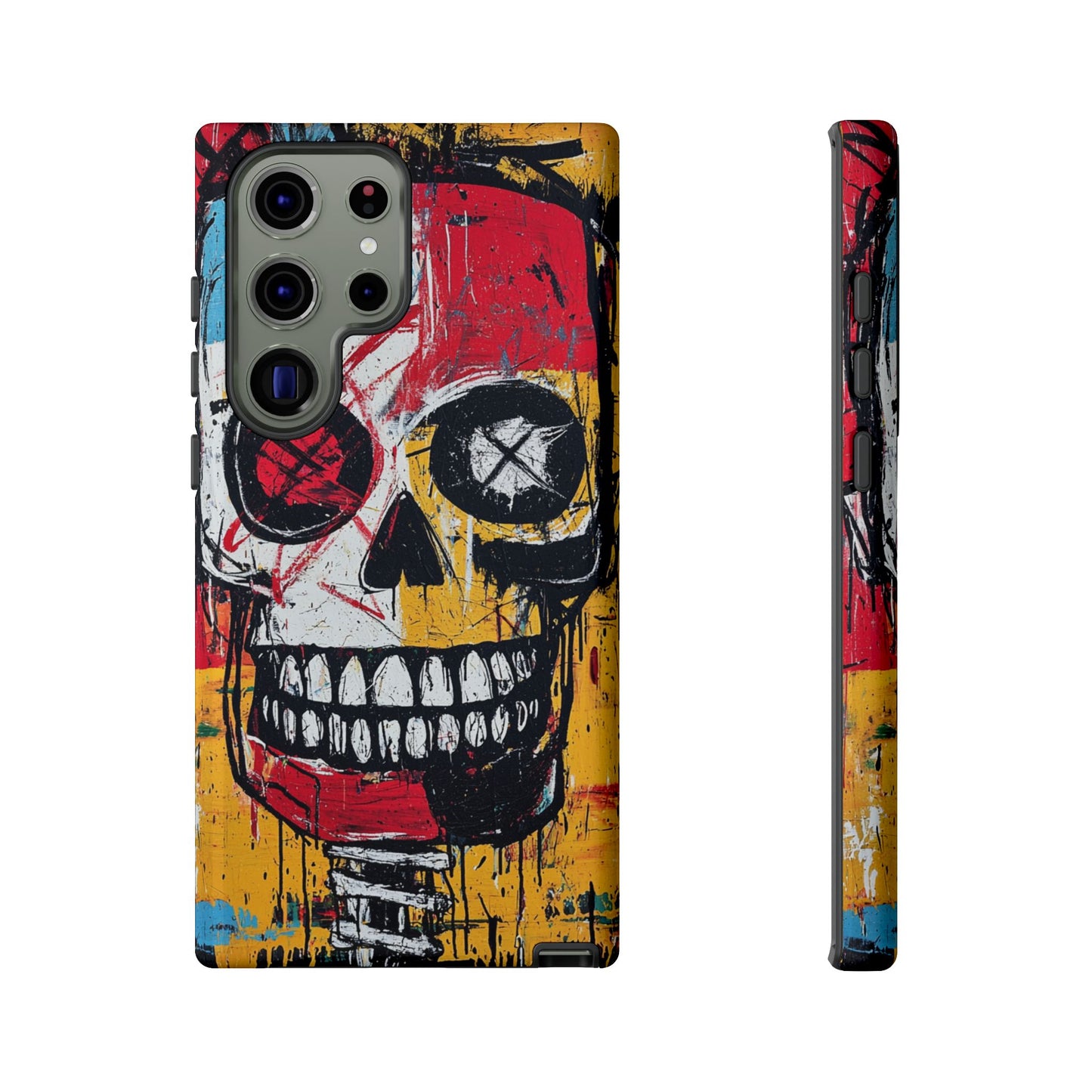 Basquiat Phone Case – Bold Urban Art Design - iPhone, Samsung & Google Pixel Cover - Artistic Painting Case, Art Lover Gift